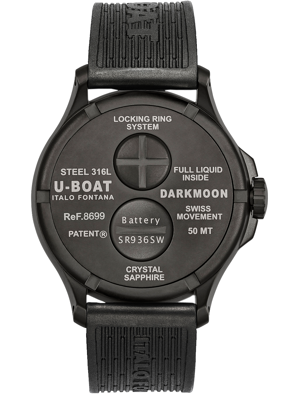 U-Boat 8699/B Darkmoon Brown IPB Soleil 44mm 5ATM