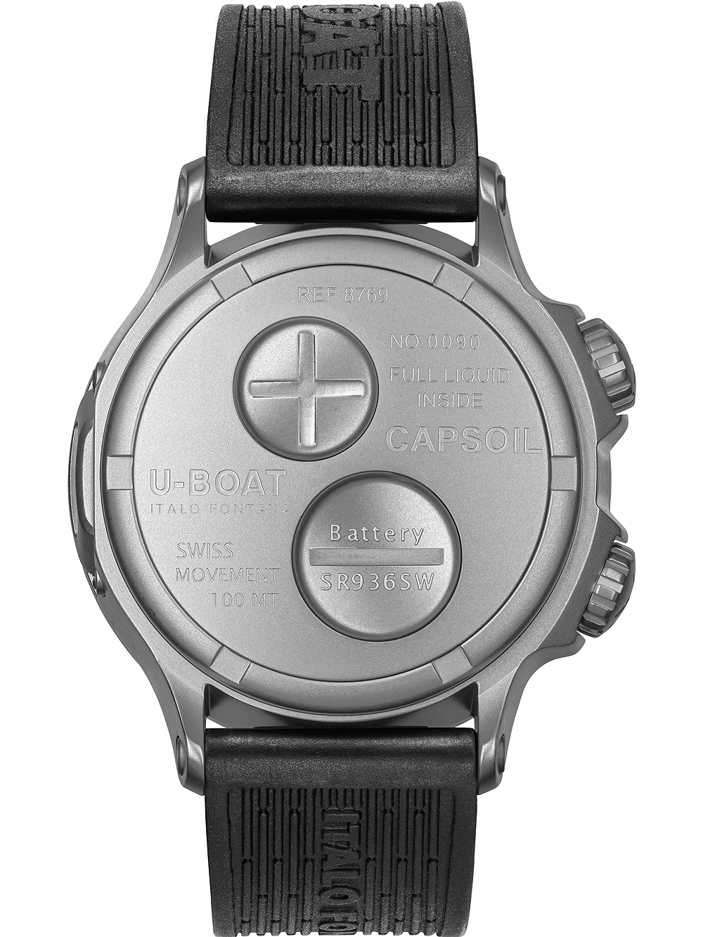 U-Boat 8769 Capsoil Qs. Doppiotempo SS 45mm 10ATM