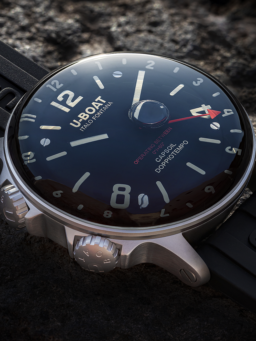 U-Boat 8769 Capsoil Qs. Doppiotempo SS 45mm 10ATM