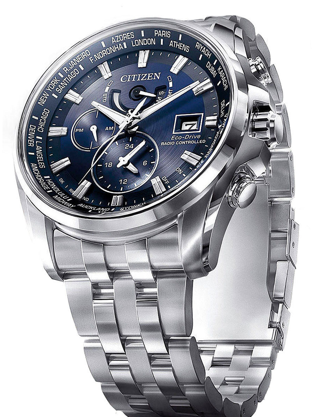 Citizen AT9030-55L Eco-Drive Men's Watch Radio Controlled Watch Sapphire Glass 20ATM 44mm