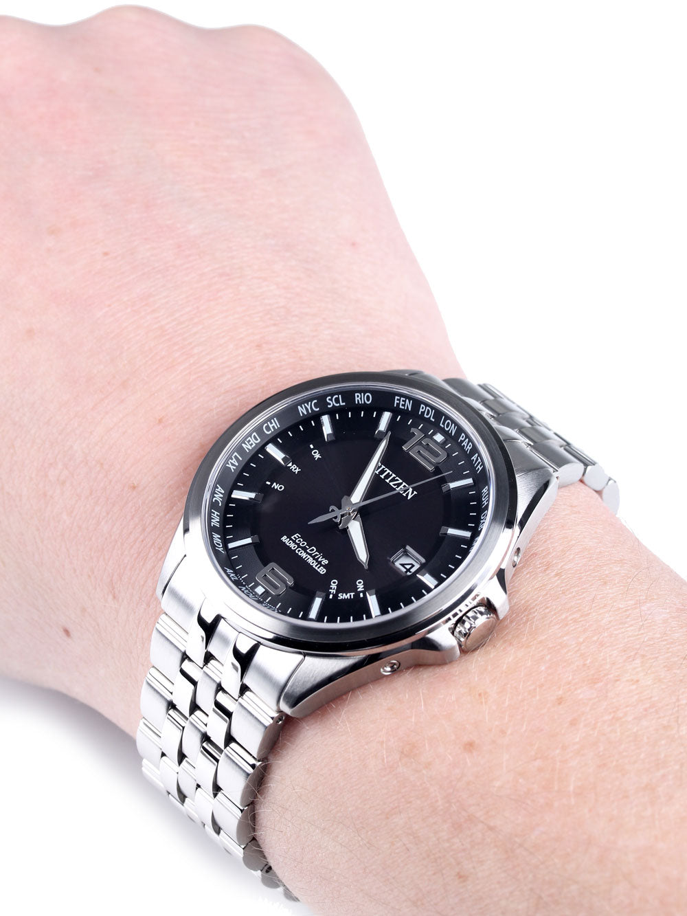 Citizen Eco-Drive Elegant CB0010-88E 4-Zones Radio Controlled watch 43 mm 100M