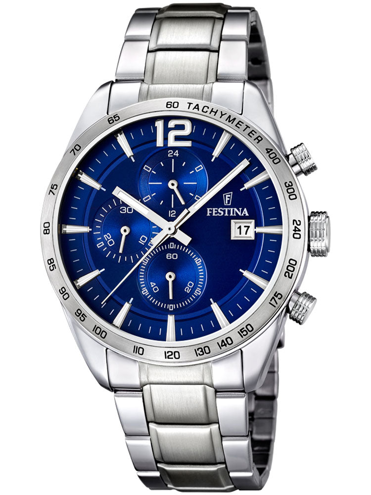 Festina F16759/3 men's watch Chronograph 5 ATM 44 mm