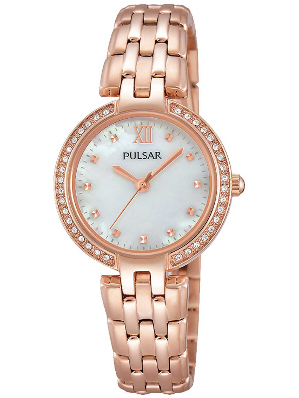 Pulsar PH8168X1 women's watch with Swarovski 28mm 3 ATM